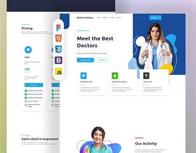 Medical Naturo - html template code for medical