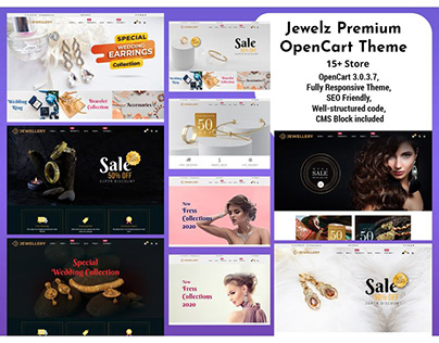 Jewellery eCommerce OpenCart Themes