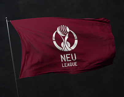 NEU League Project Flag Mockup