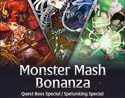 Monster Warlord Facebook and In-game banners