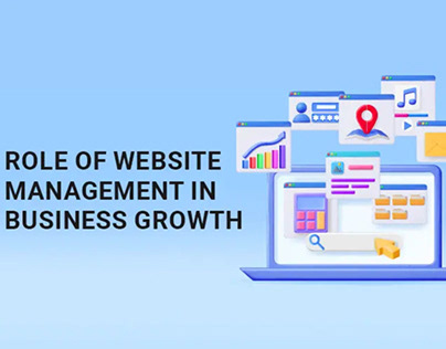 Role of website management in business growth