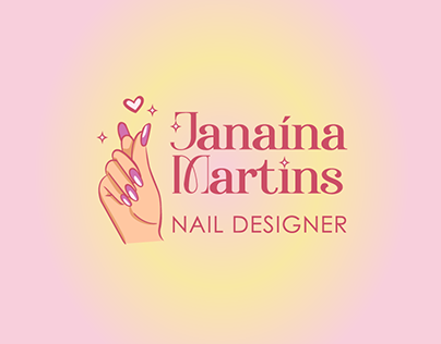 ID Visual | Logo Janaina Martins Nail Designer