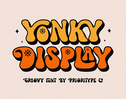 Yonky Display Font