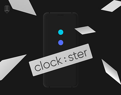 Clockster HRM system landing page redesign