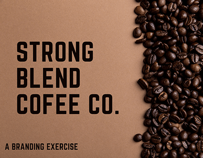 Strong Blend Coffee Branding