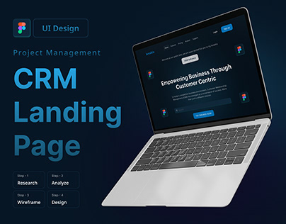 CRM: SAAS Landing page Design
