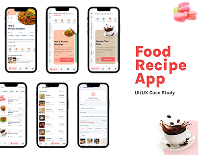 Project thumbnail - Food Recipe App Case Study