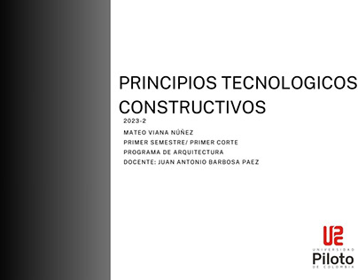 Principios Tecnologicos Constructivos