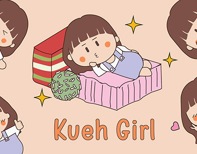 Kueh Girl- Yippi Asia Sticker Contest 2021
