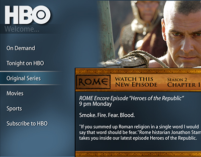 HBO FiOS TV portal