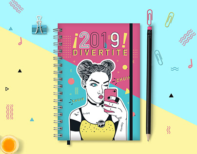 AGENDAS 2019 / Notebooks Daily Planner / Illustration