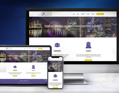 AMG Search - Financial Services Website Design
