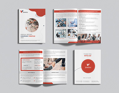 Company Profile, Annual report and Brochure Design