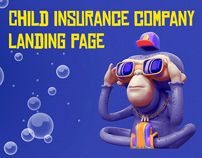 Child insurance company landing page