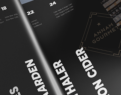 Project thumbnail - ANNAM GOURMET BEERS & CIDERS CATALOGUE |STUDENT PROJECT