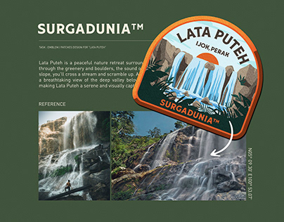 Lata Puteh Patches Design for Surgadunia