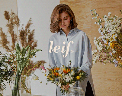 Leif® — flower shop brand identity