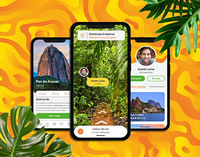 Trekk in Rio - UX/UI Design - AR App