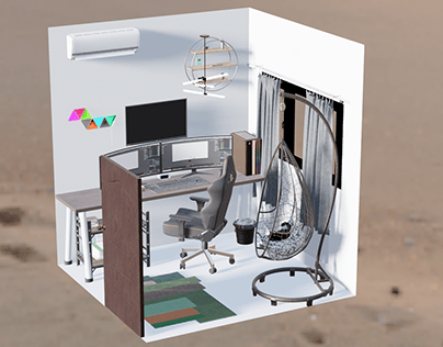 3D Tasarımı Oda İçi Yenileme