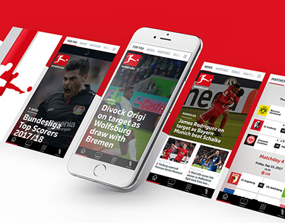 Bundesliga's app redesign proposal