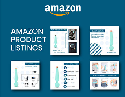 Amazon Product Listings infographics - Wand Massager