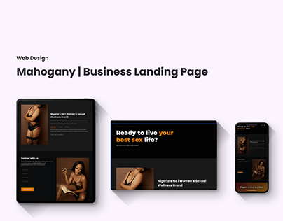 Mahogany | Business Landing Page