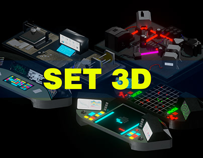 Set 3D models