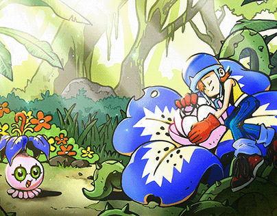 [Illustration] Digimon Adventure 어니몬의 발견
