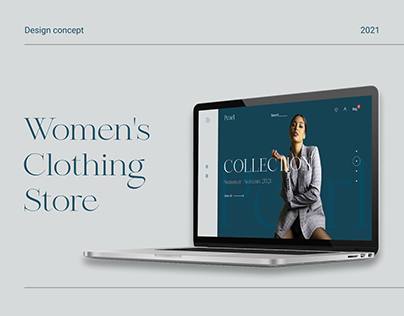 Design concept online store.