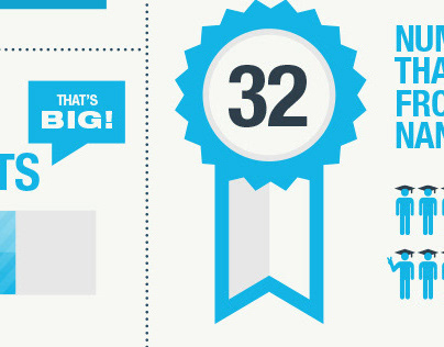 Infographic, Udacity by the Numbers