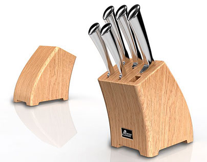Knife Rest Design with Wood (2008)