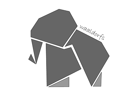 Illustration - Elephant Origami