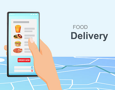 Food Delivery Illustration