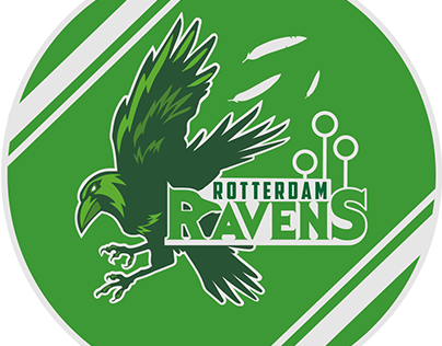 ''Rotterdam Ravens'' logo round