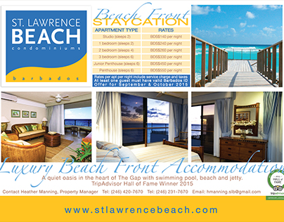 St. Lawrence Beach Condominiums ad
