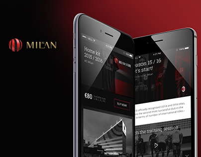 AC Milan UI Concept