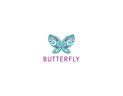 Customizable logo - Butterfly