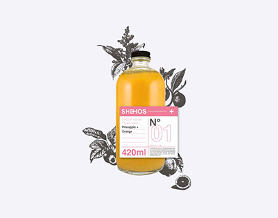SHEHOS Juice Branding