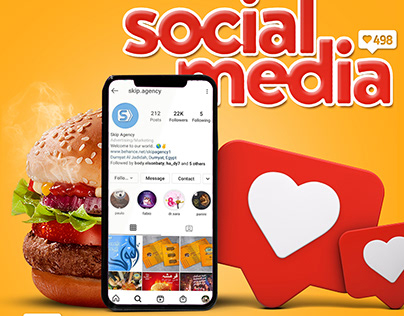 Food social media designs