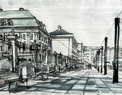 Zamkowa street in Wroclaw