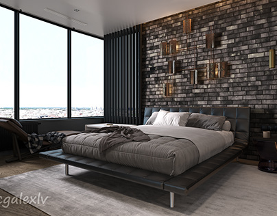 Black style Bedroom