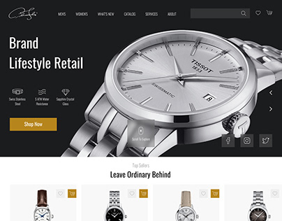 E-commerce project (Watch Store)