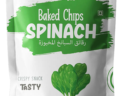 Buy Baked Spinach Crisps/Chips Online - HOCSnacks