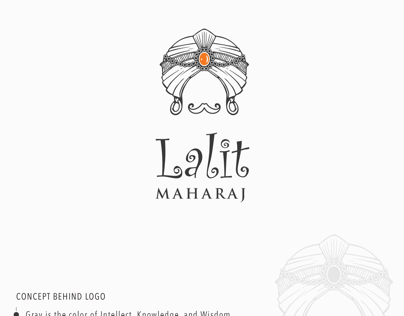 Lalit Maharaj Logo, branding, identity