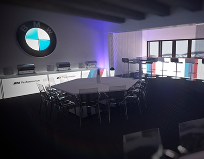 BMW M Power 3D Graphic Plan