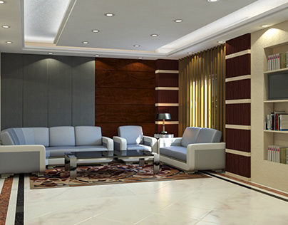 interior design of office room