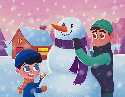 A Snowy Christmas | Picture book
