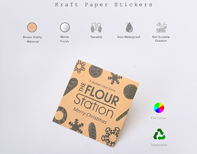 Kraft Paper Stickers