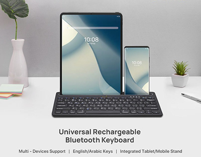 Universal Rechargeable Bluetooth Keyboard