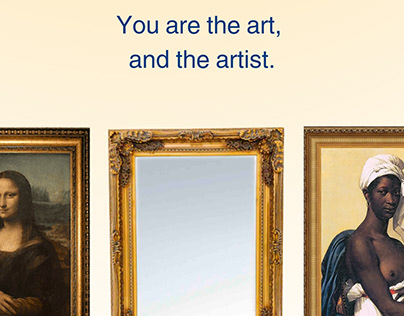 Spec Ad For Dove and Musee De Louvre